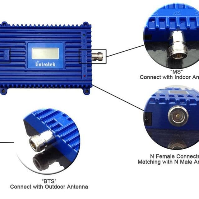 Підсилювач сигналу (репітер) Lintratek KW20L-GSM (900 Мгц)