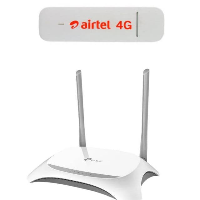 Комплект Wi-Fi роутер TP-Link TL-WR842 + LTE модем Huawei E3372