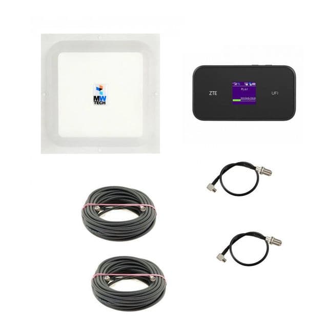 4G комплект ZTE MF980 LTE Cat.9 + антена 17 дБ (швидкість до 450 Мбіт/с)