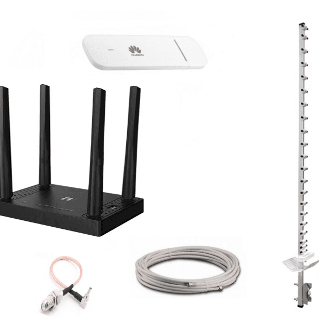 Комплект 4G інтернет Huawei 3372 + Netis N5 AC1200 2,4 ГГц і 5 ГГц