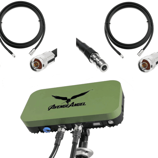 Підсилювач дводіапазонний сигнал антени Avenger Booster Dual-band 2.4G/5.8G комплект із кабелем 20 м