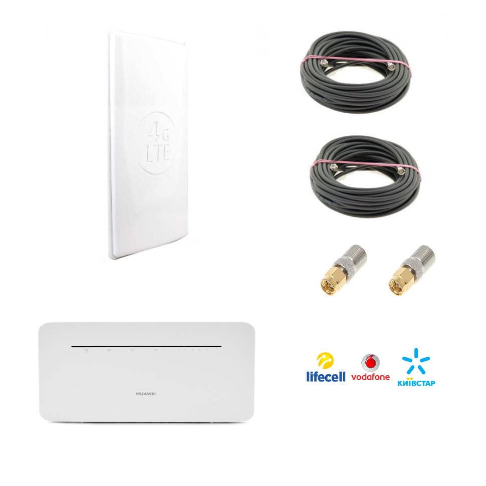 Комплект 4G-роутер Huawei B535-232 + антена MIMO 24 дБ