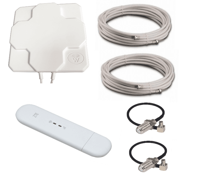 4G комплект ZTE MF79U з Wi-Fi + антена MIMO 2*22 ДБ (швидкість до 150 Мбіт/c)